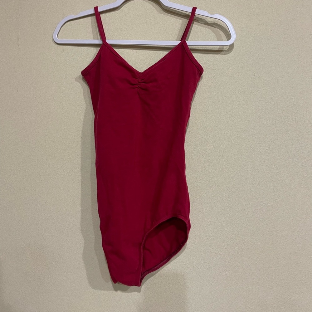 Red leotard